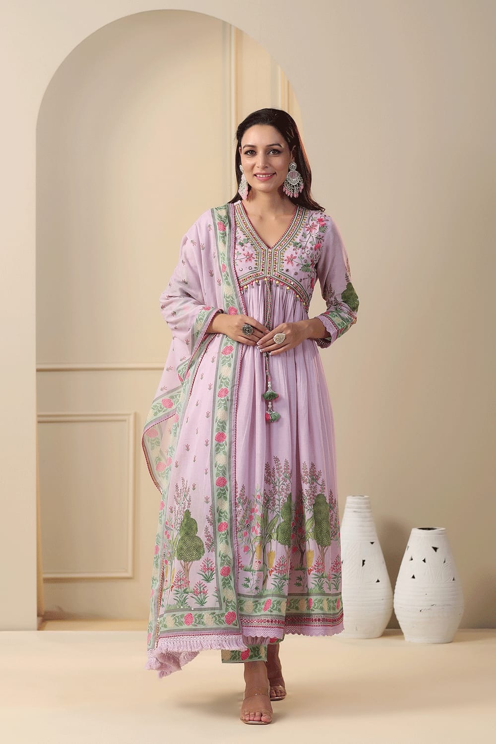 Akshar Alia Cut Designer Kurti With Bottom Dupatta Catalog